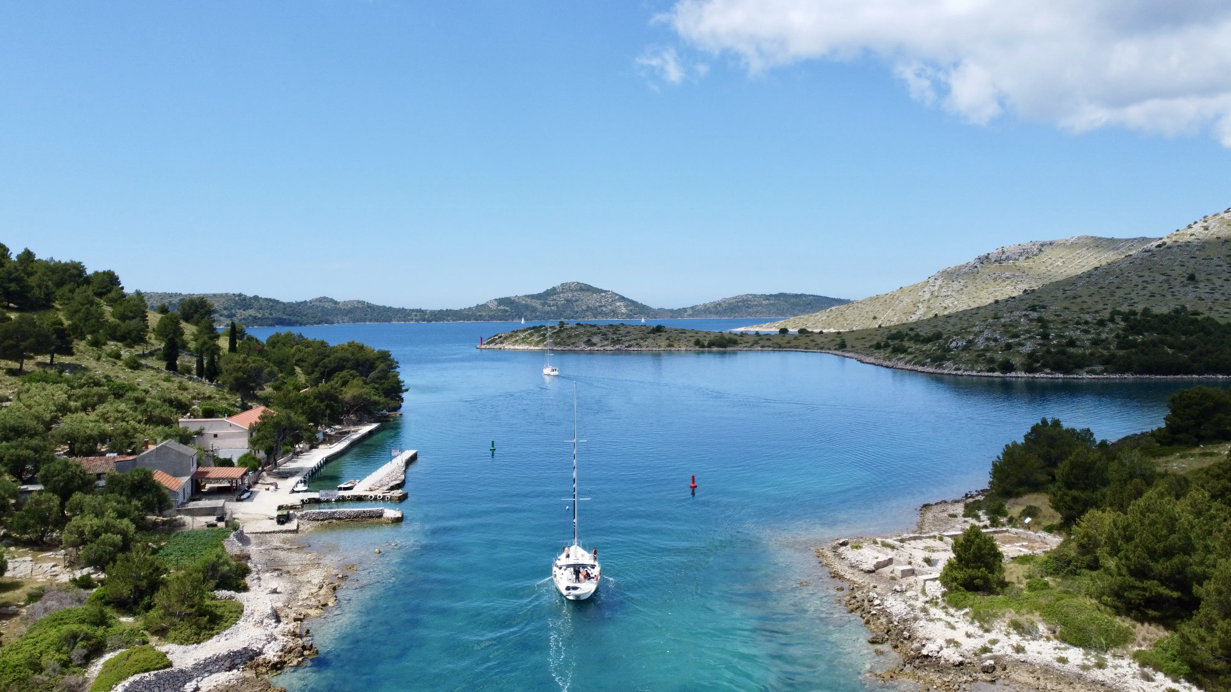 Otok Katina in den Kornaten – Drohnenaufnahme